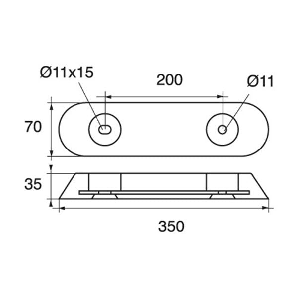 AG Bolt Through Zinc Hull Anode 4.4kg