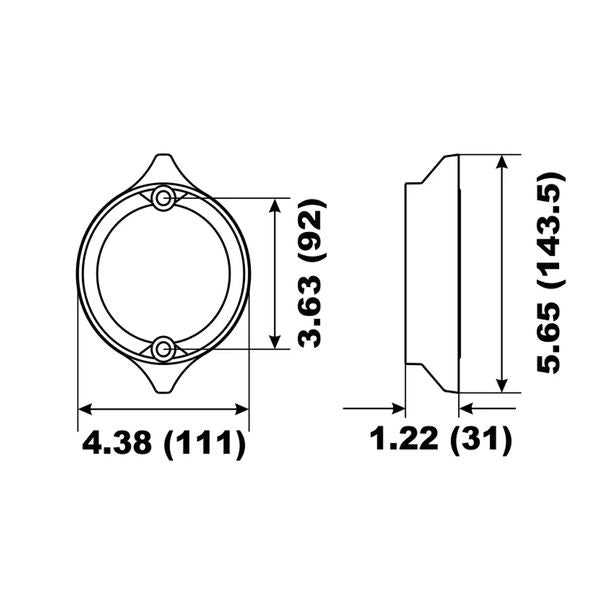 Aluminium Collar Anode Volvo Duo Prop 31mm Depth