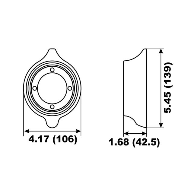 Aluminium Collar Anode Volvo 110 Saildrive