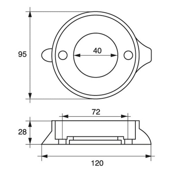 AG Zinc Collar Anode Volvo 120 Series