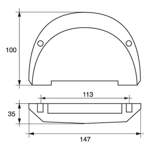 Zinc Engine Plate Anode Volvo Penta