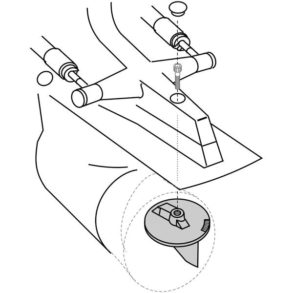 Aluminium Anode Engine Fin Trim Mercruiser