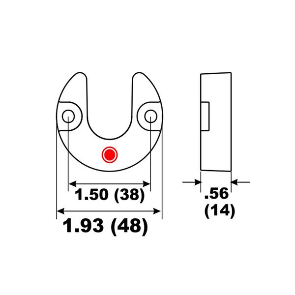 Aluminium Anode Drive Trim Cylinder Mercruiser Alpha 1