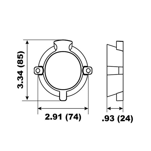 Aluminium Anode Bearing Carrier Mercruiser Alpha 1