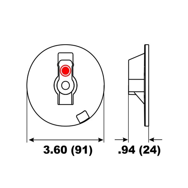 Aluminium Anode Trim Fin Flat Mercruiser Bravo