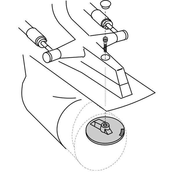 Aluminium Anode Trim Fin Flat Mercruiser Bravo