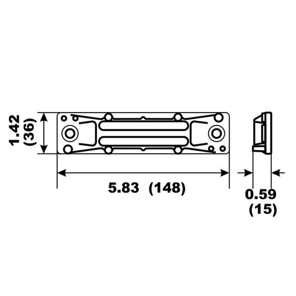 Aluminium Anode Honda Outboard Stern Bracket 40-50HP