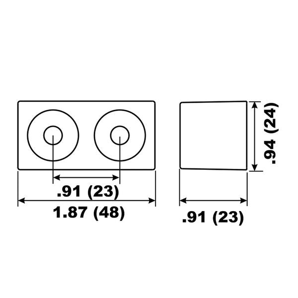 Aluminium Anode Yamaha Block 115/150/200hp