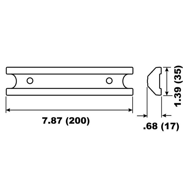 Aluminium Anode Yamaha Transom 40-100hp