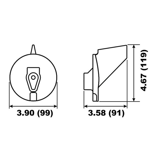 Aluminium Anode Yamaha Trim Tab 200-300hp