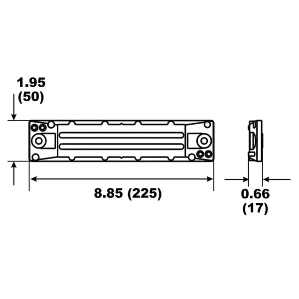 Aluminium Anode Honda Outboard Stern Bracket 75-115HP