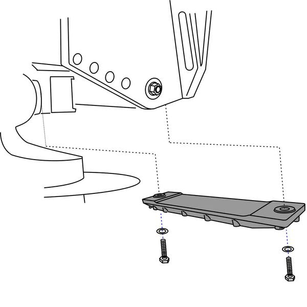 Aluminium Anode Honda Outboard Stern Bracket 75-115HP