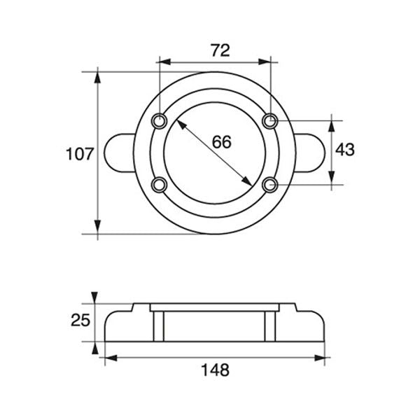 Zinc Engine Collar Anode Yanmar