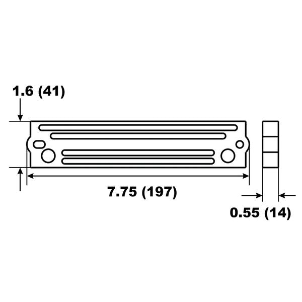 Aluminium Anode Suzuki Outboard Bar 40-300HP