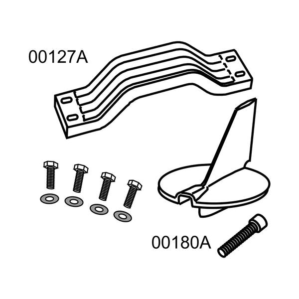 Aluminium Anode Kit Yamaha Outboard 200-250hp 4-Stroke