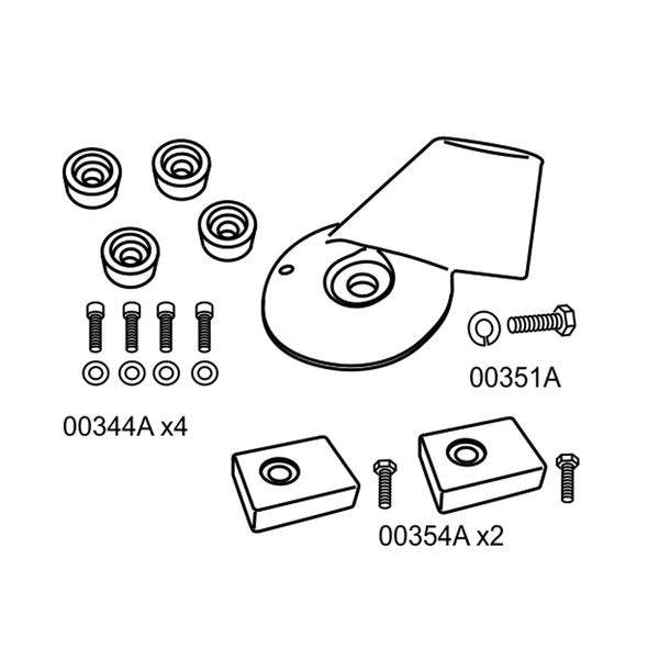 Aluminium Anode Suzuki Outboard 40-50HP Kit