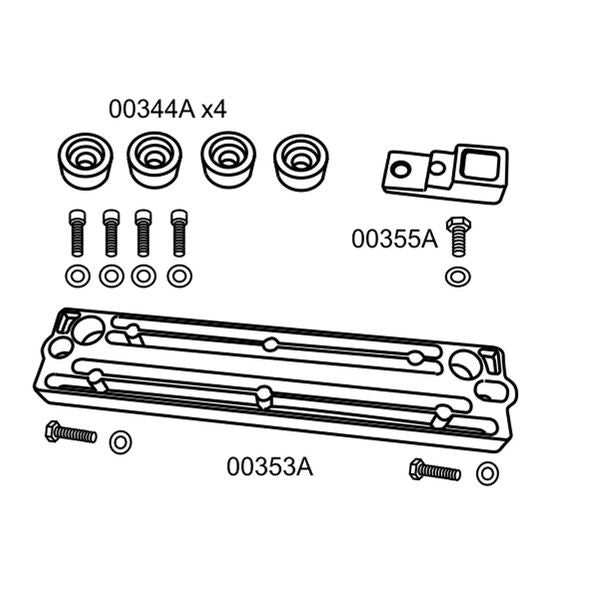 Aluminium Anode Suzuki Outboard 90-140HP Kit