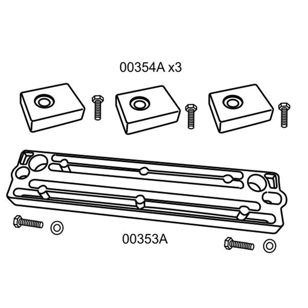 Aluminium Anode Suzuki Outboard 200-250HP Kit