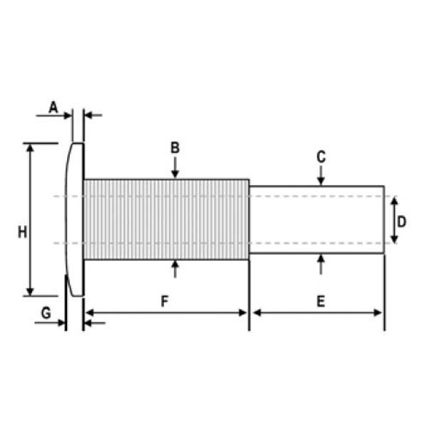 AG Chromed Brass Vent / Drain 13mm ID Hose