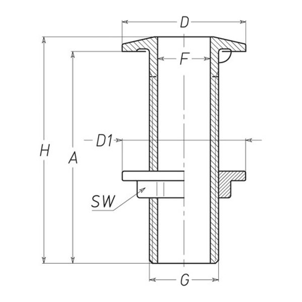 AG Skin Fitting Bronze 1/2" BSP