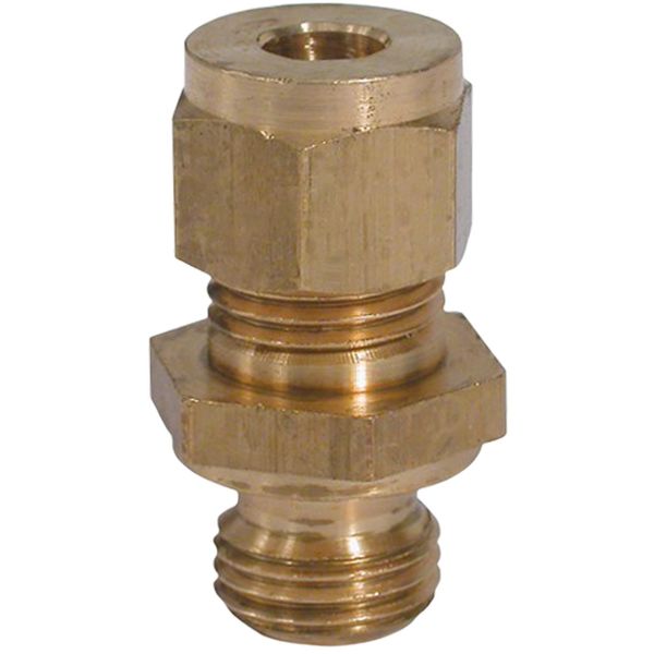 AG Coupling 1/2" UNF Male - 5/16" Tube