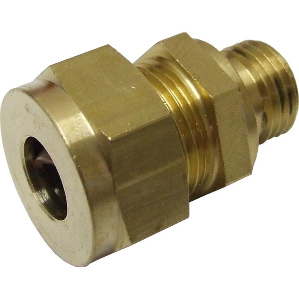 AG Coupling 1/2" UNF Male - 3/8" Tube