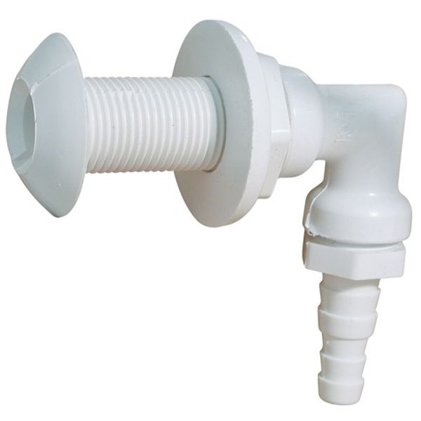 AG Plastic Skin Fitting 90 Degree 1-1/4" - 1-1/2" Hose