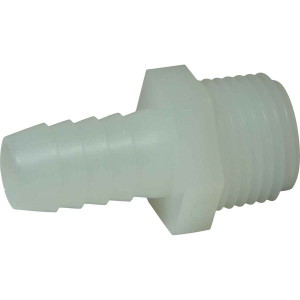 AG Plastic Connector 1/2" NPT - 1/2" Hose