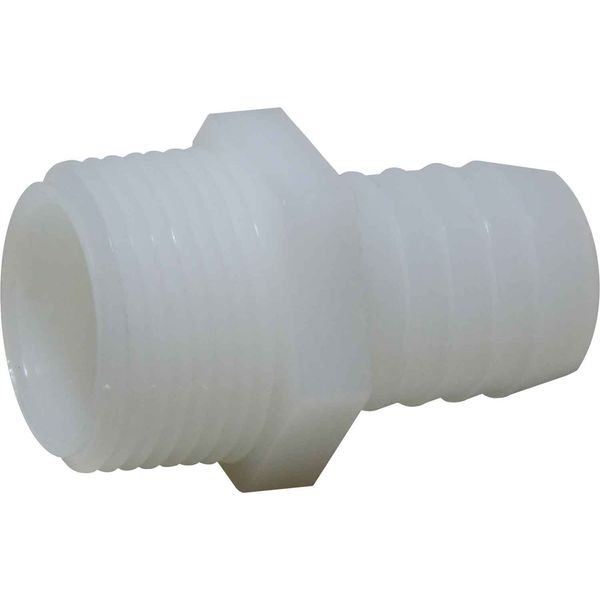 AG Plastic Connector 3/4" NPT - 3/4" Hose