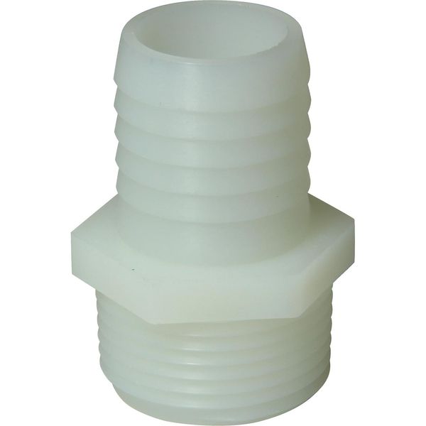 AG Plastic Connector 1" NPT - 1" Hose