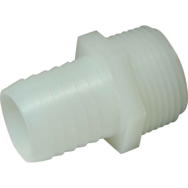 AG Plastic Connector 1" NPT - 1" Hose