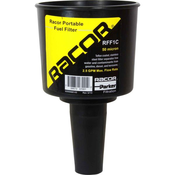 Racor RFF1C Fuel Filter Funnel (10 LPM / 50 Micron)