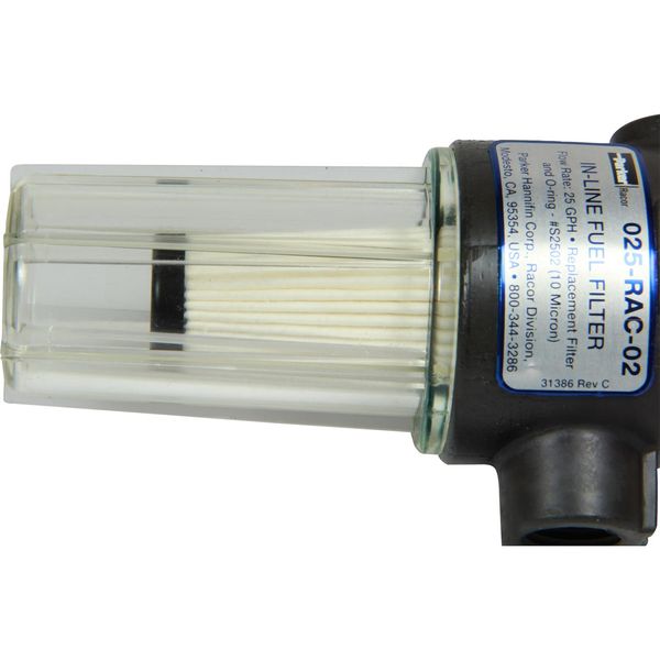 Racor 025-RAC-02 Fuel Filter (10 Micron / In-Line)