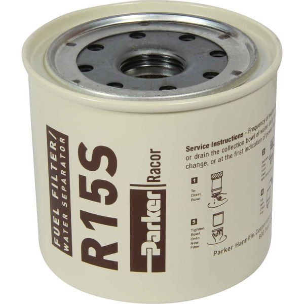 Racor R15S Spin-On Fuel Filter Element (2 Micron)