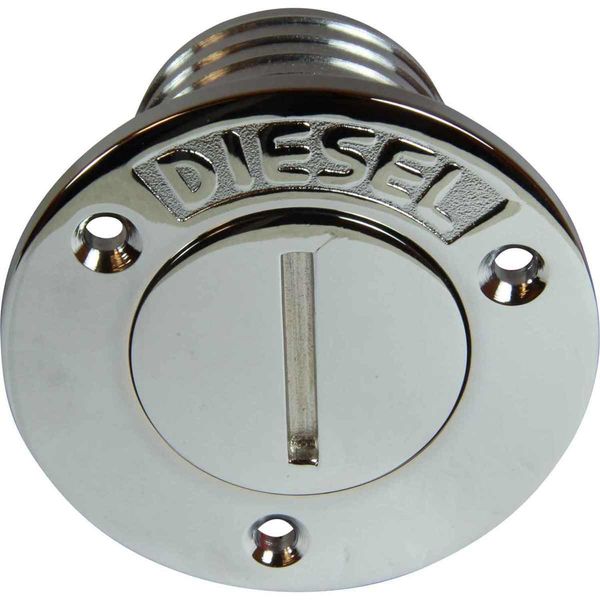 Maestrini Chromed Brass Diesel Deck Filler (38mm Hose)