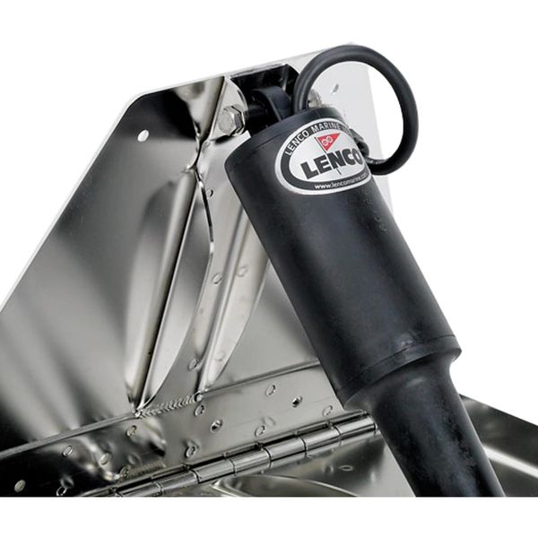 Lenco 17" x 12" XD Performance Trim Tab Kit (12V / Polished / Single)