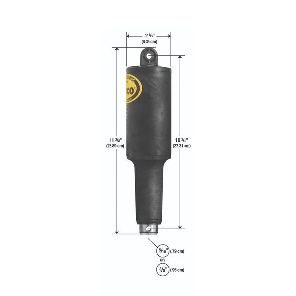 Lenco 2-1/4" Stroke XD Actuator 12V 3/8"