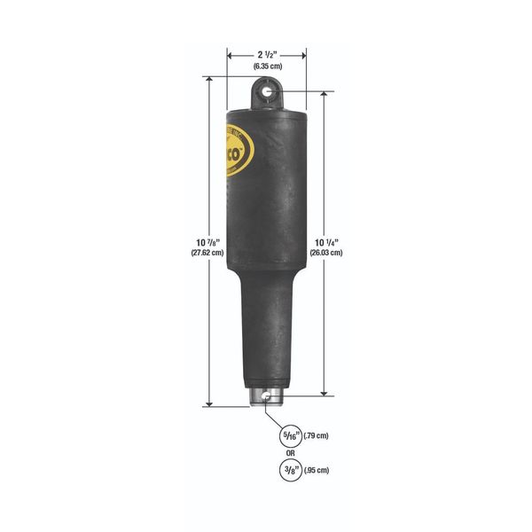 Lenco 2-1/4" Stroke XDS Actuator 12V 3/8"