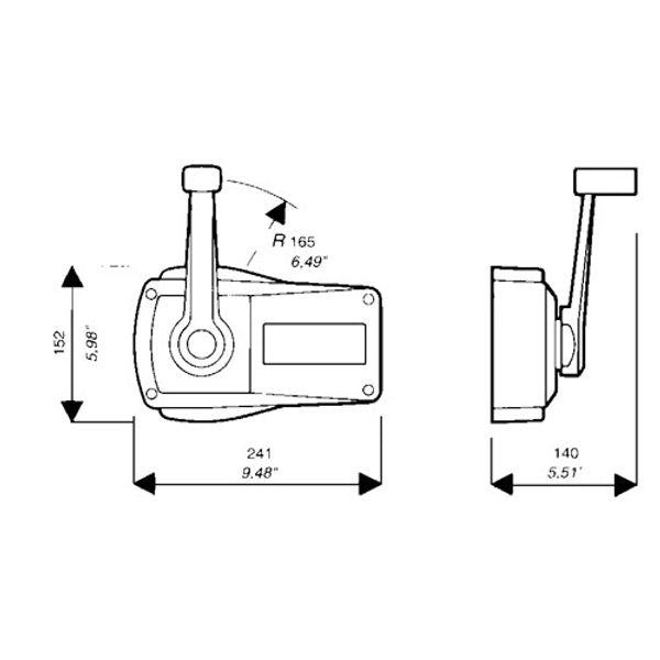 Ultraflex Single Lever Surface Control Basic Ivory