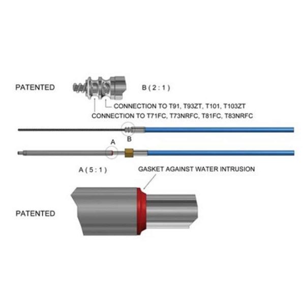 Ultraflex M90 Low Friction Steering Cable 10ft