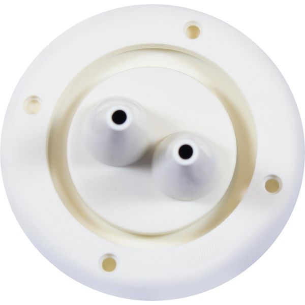 Ultraflex Twin Cable Gaiter / Grommet 105mm OD White