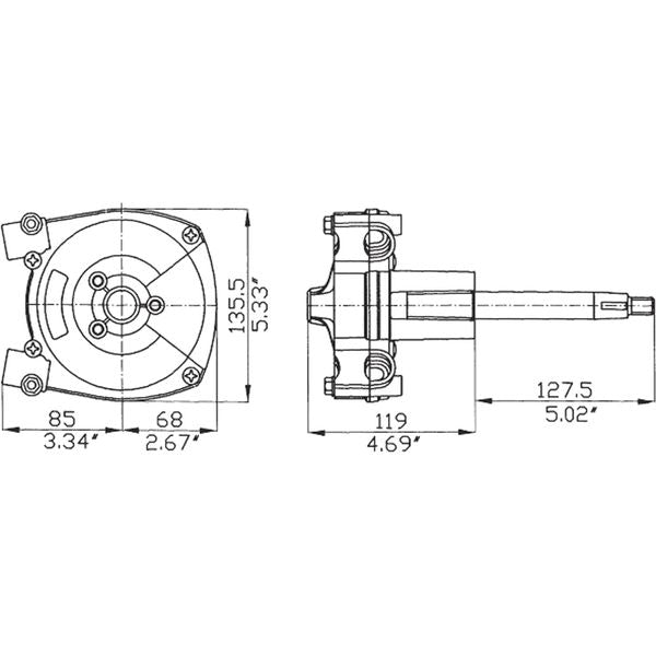 Ultraflex Fast Connect Steering Helm- Single Cable