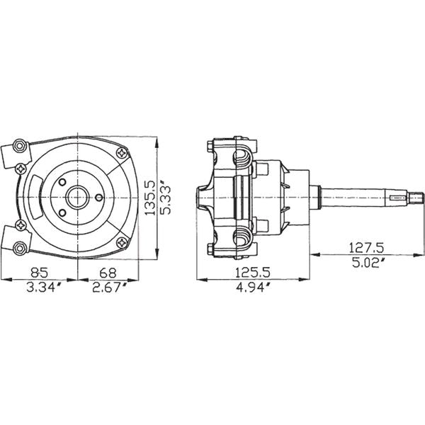 Ultraflex Fast Connect Non Return Steering Helm