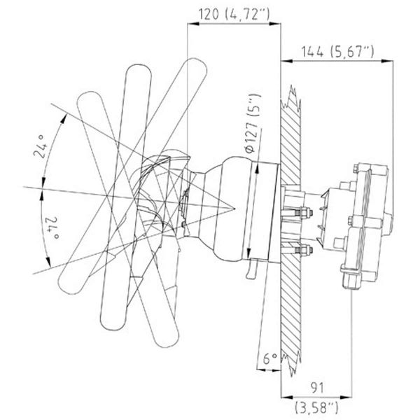 Ultraflex Fast Connect Tilt Steering Helm