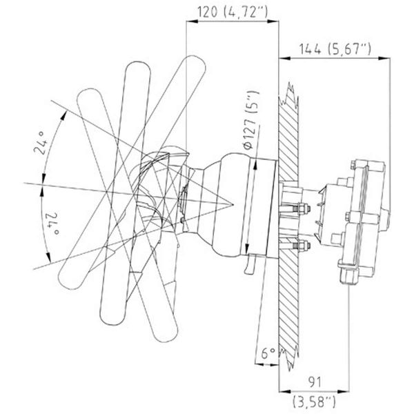 Ultraflex Fast Connect Non Return Tilt Steering Helm