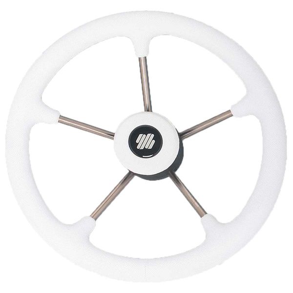 Ultraflex Steering Wheel (350mm / White Firm Grip)