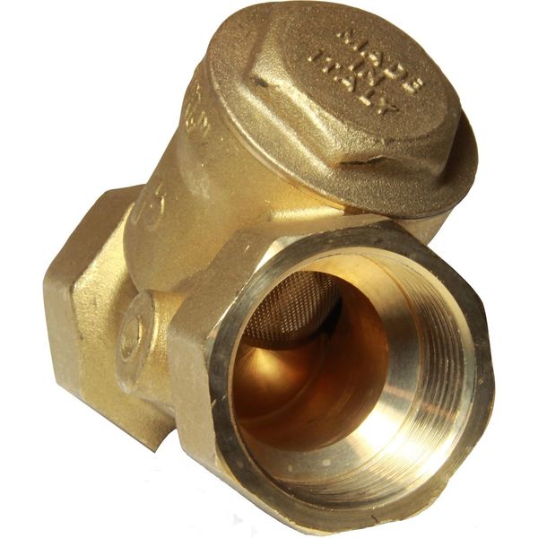 Maestrini Brass Inline 'Y' Shaped Strainer (1-1/4" BSP)