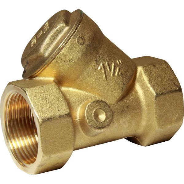 Maestrini Brass Inline 'Y' Shaped Strainer (1-1/4" BSP)