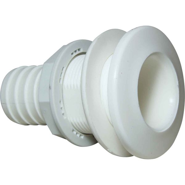 Broad Hull Osculati Plastic Broad Through Hull Skin Fitting (38mm Hose Tail ...
