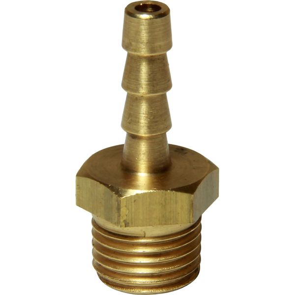 Maestrini Brass Straight Hose Tail (1/4" BSP Male to 6mm Hose)